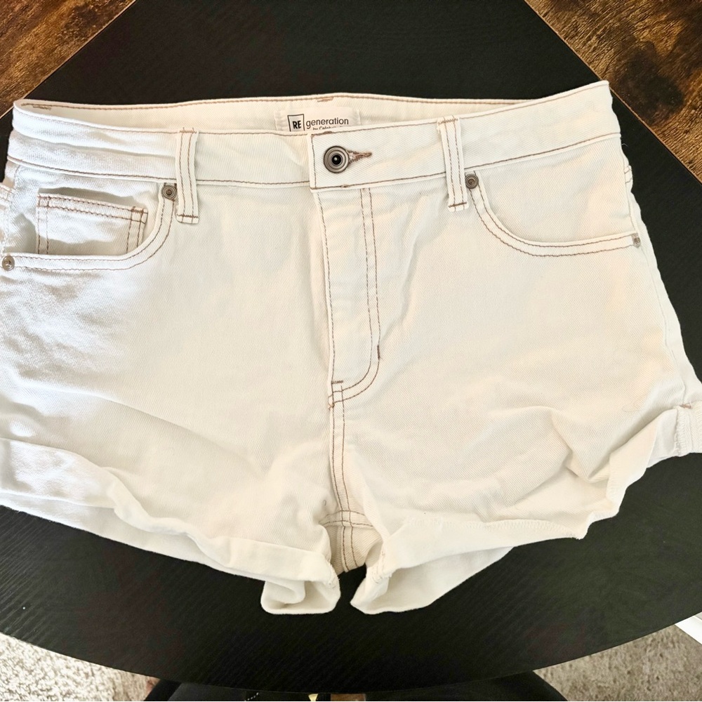Women's White Shorts